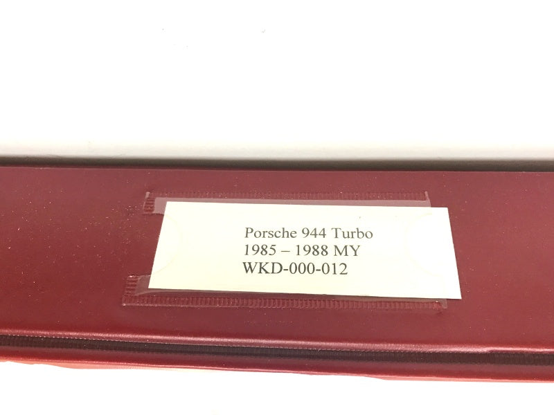 New 1986-1989 Porsche 944 Turbo Parts & Illustrations Manual, Part # WKD-000-012