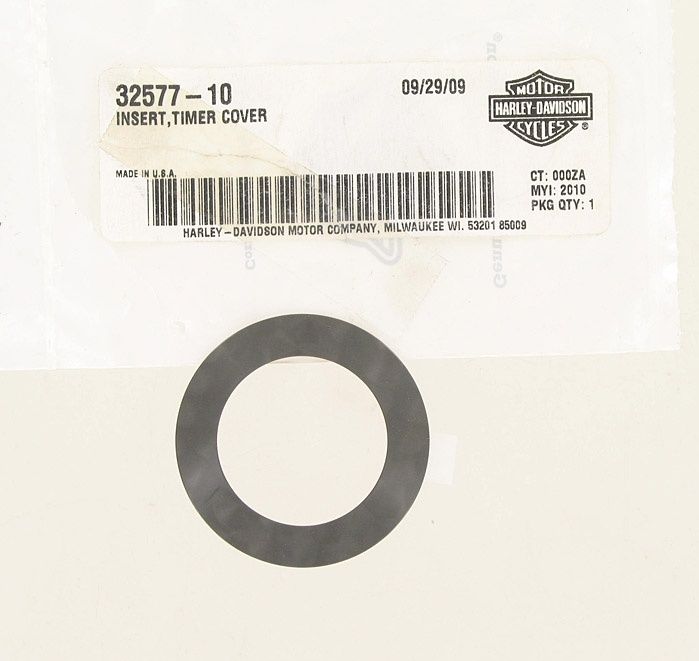 New OEM Genuine Harley-Davidson Insert Timer Cover, 32577-10