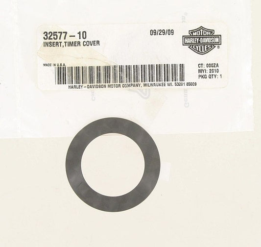 New OEM Genuine Harley-Davidson Insert Timer Cover, 32577-10