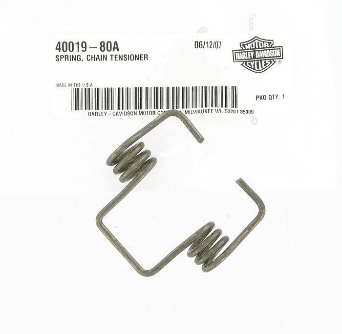 New OEM Genuine Harley-Davidson Spring Chain Tensioner, 40019-80A