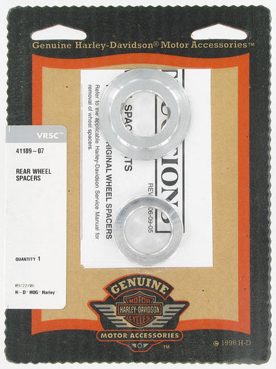 New OEM Genuine Harley-Davidson Kit Spacer Wheel Chrome Vrsc, 41189-07
