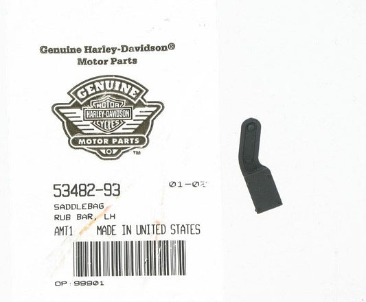 New OEM Genuine Harley-Davidson Rub Bar Left Saddlebag Latch, 53482-93