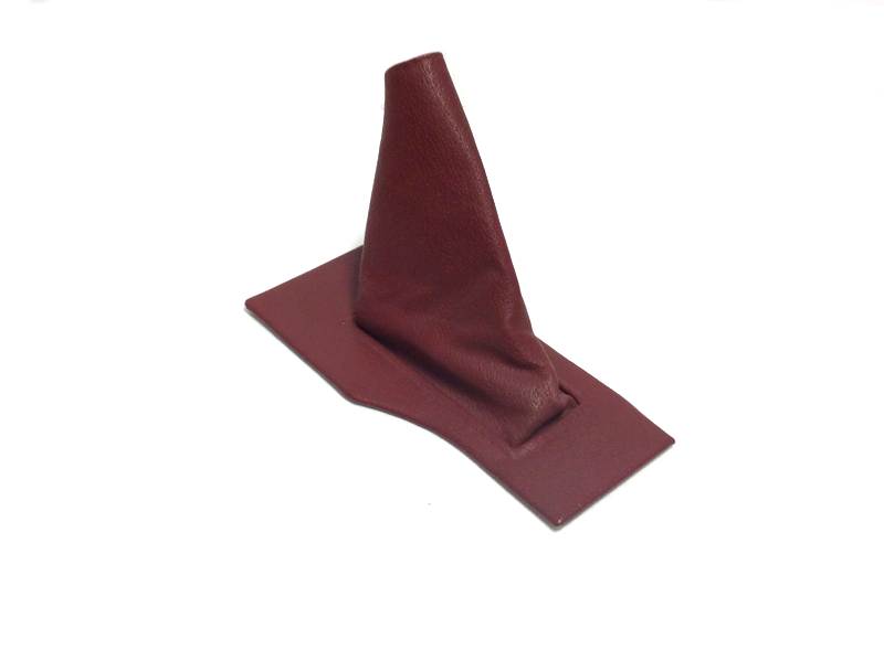 New OEM 1968-1969 Lamborghini Islero Emergency Parking Brake Lever Leather Boot Burgundy