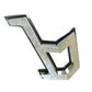 New OEM 1968-1978 Lamborghini Espada Side Bertone "b" Name Plate, Part # 006790058