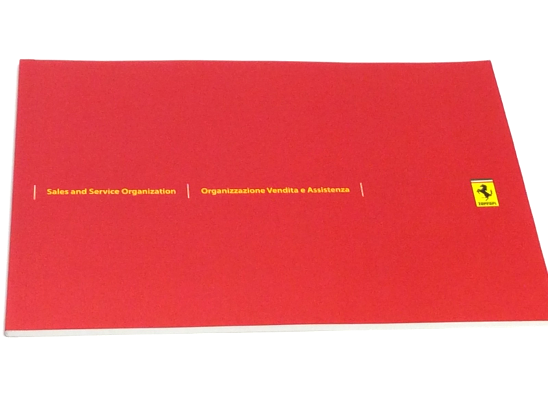 New OEM Ferrari Enzo Sales & Service Manual Handbook Cat. # 2071/04