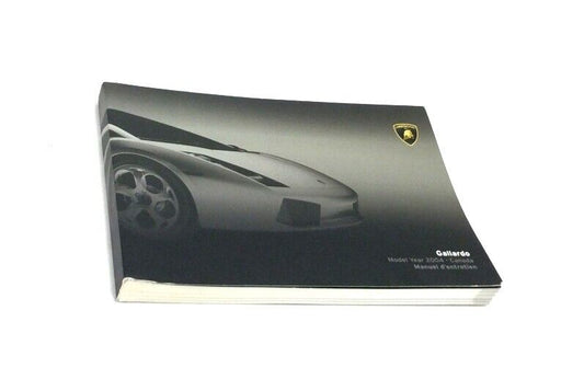 New  2004 Lamborghini Gallardo Owners Manual Handbook Canadian Spec