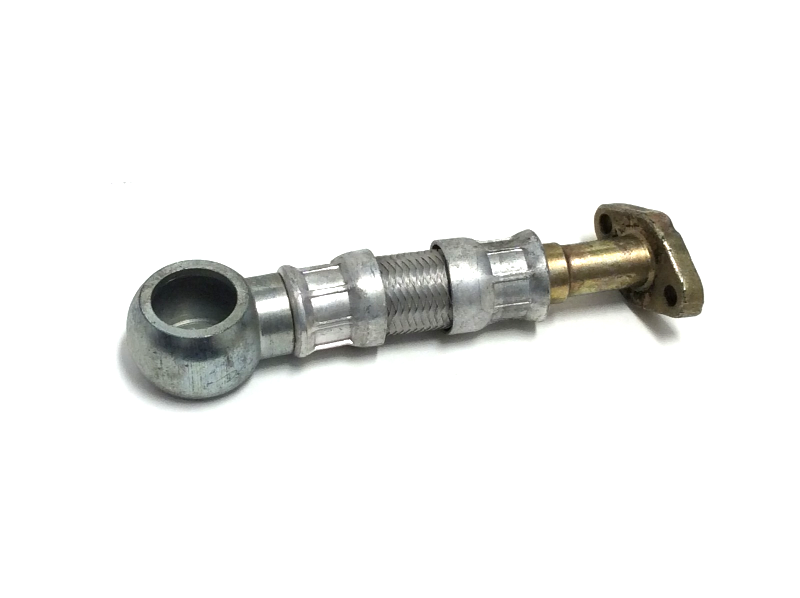 New OEM 1986-1991 Lamborghini LM002 Stainless Braided Steel Oil Filter Pipe Assembly, Part # 001524906