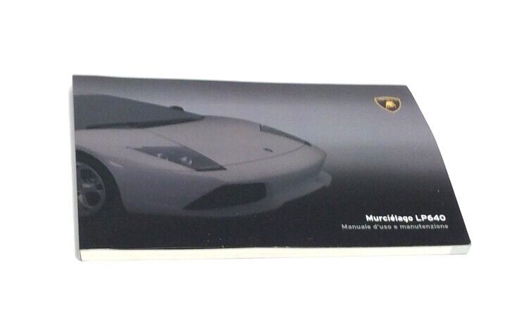 New 2006 Lamborghini Murcielago LP640 Italian Owners Manual Handbook