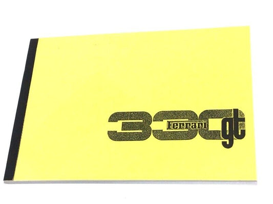 New Reprinted Ferrari 330 GT Mechanical Parts Catalogue Handbook