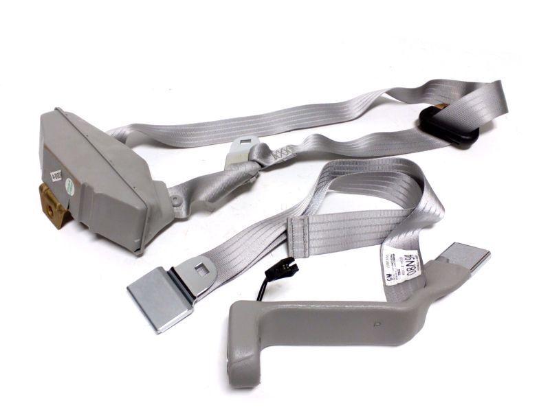 New OEM 1993-1994 GMC Typhoon, Jimmy, S10, Bravada Driver Seat Belt Kit Gray, Part # 12542829