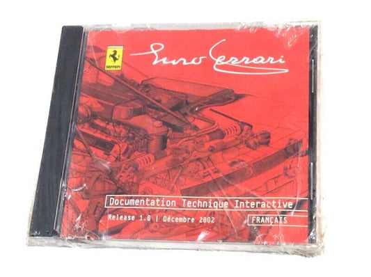 New Ferrari Enzo Interactive Technical Repair Manual  2002 French Cat. 1871/02