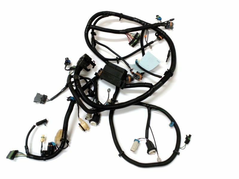 New OEM 1993-1994 Corvette Front Bumper Turn Park Lights Wiring Harness, Part # 12106583