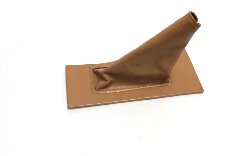New OEM 1968-1969 Lamborghini Islero Emergency Parking Brake Lever Leather Boot Brown