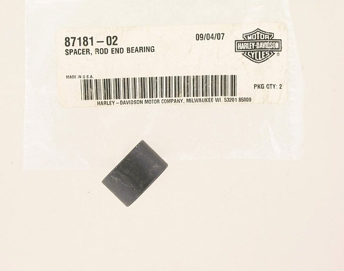 New OEM Genuine Harley-Davidson Spacer Rod End Bearing Sidecar, 87181-02