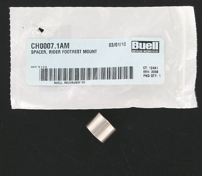 New OEM Genuine Harley-Davidson Spacer Rider Footrest Mount, CH0007.1AM