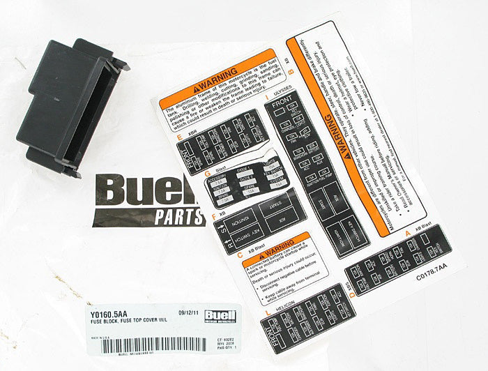 New OEM Genuine Harley-Davidson Fuse Block Fuse Top Cover, Y0160.5AA